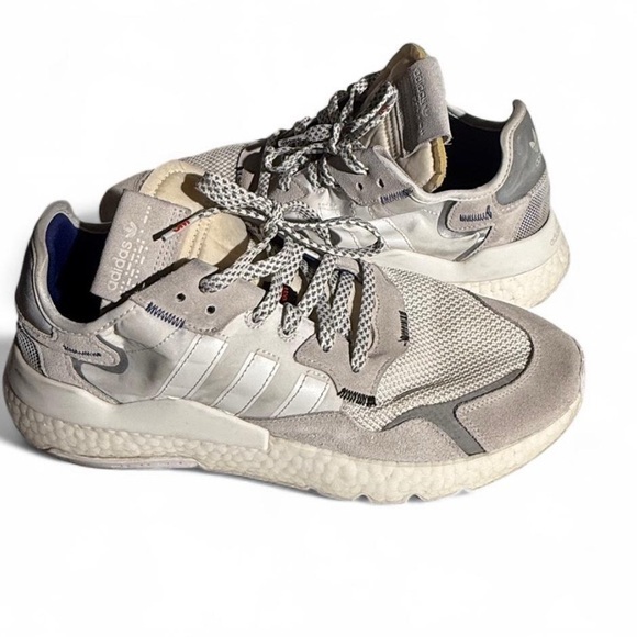 adidas Other - Adidas 3M Scotchlite Reflective Gray and Cream Sneakers
